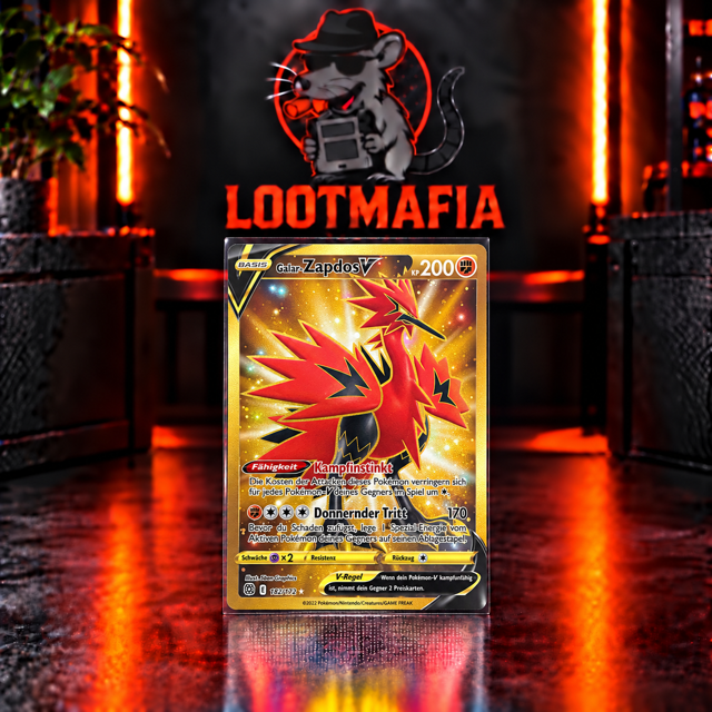 Pokemon TCG Galar-Zapdos V (BRS 182)