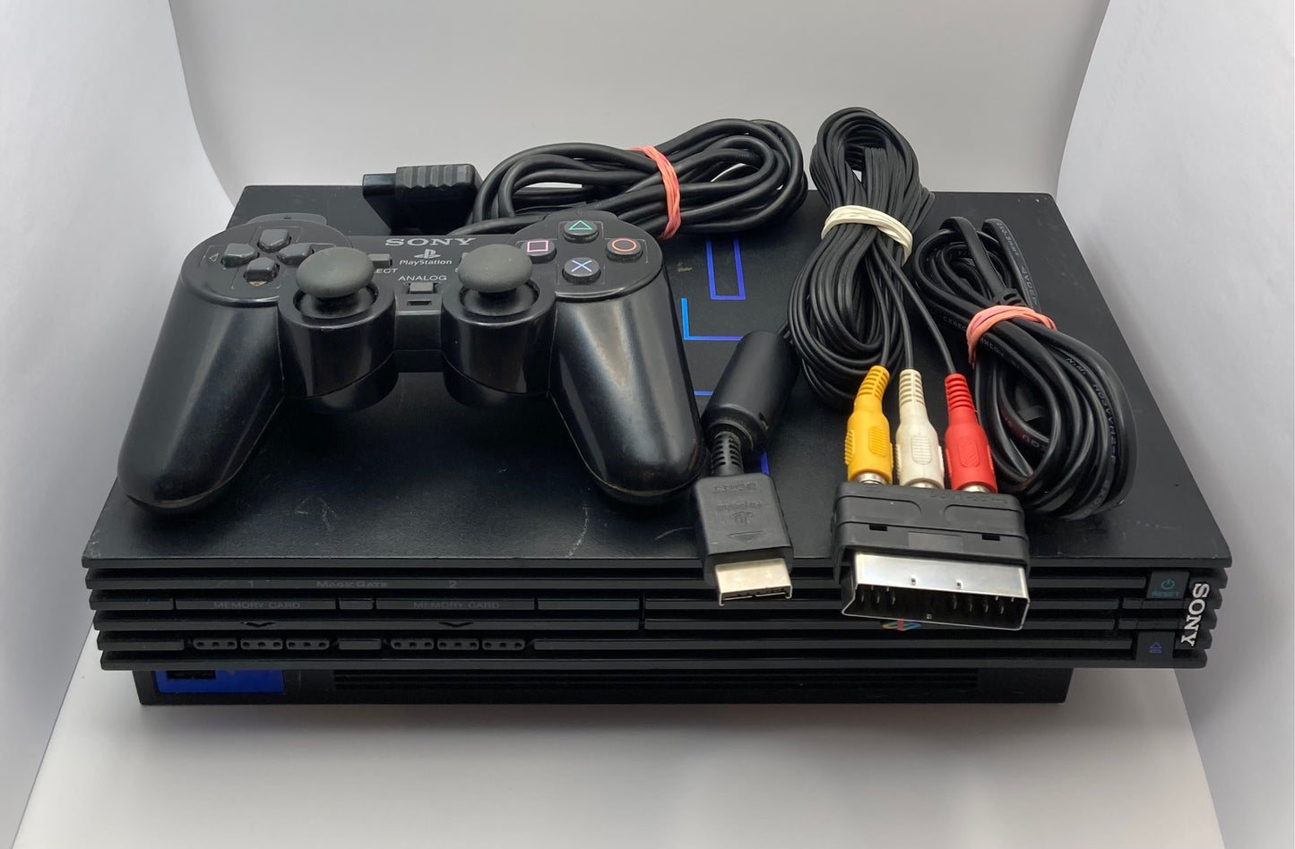 Playstation 2 Konsole Schwarz fat