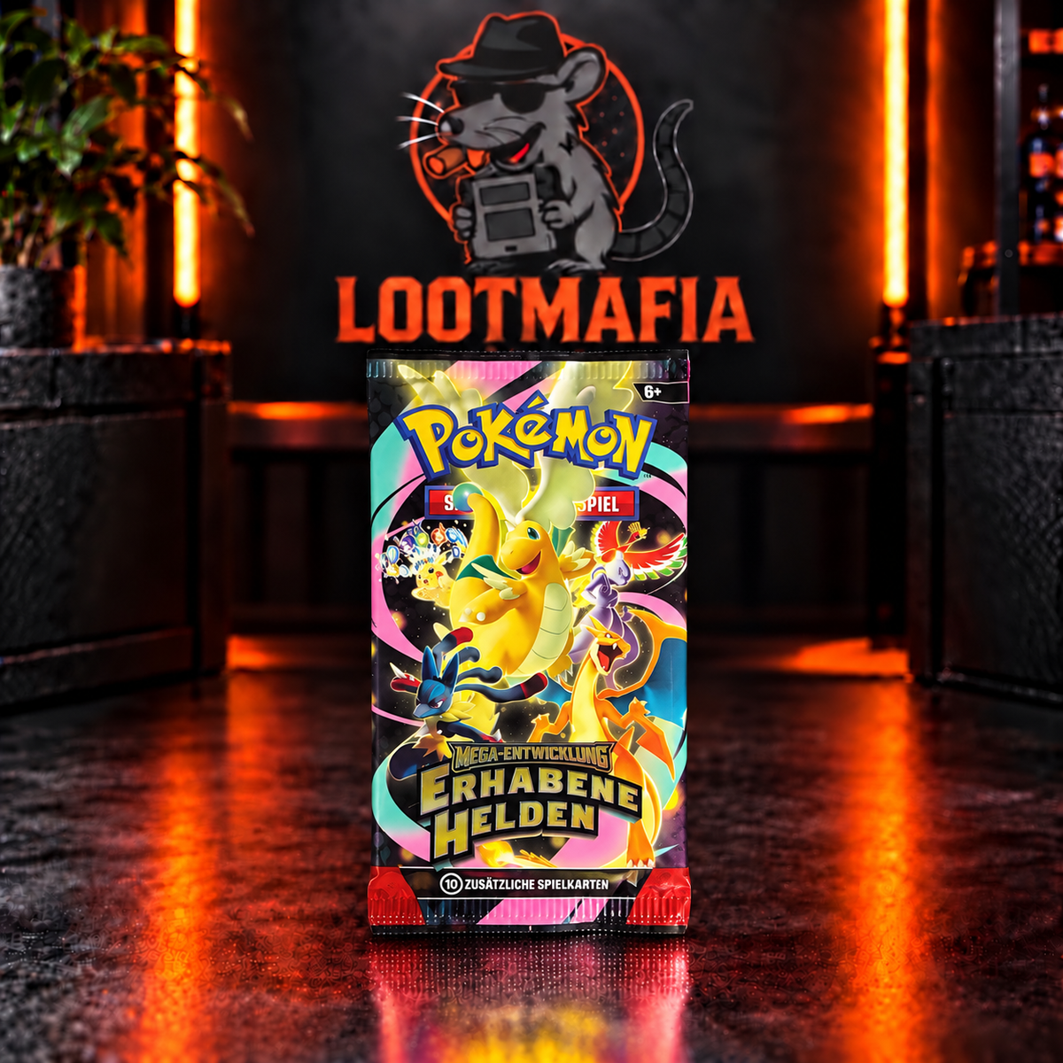 Pokémon TCG 1x Erhabene Helden Booster DE