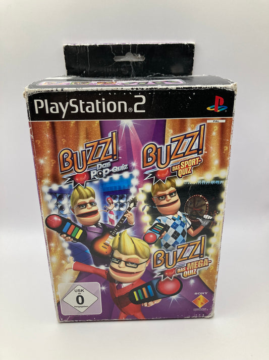 Buzz! Triple Pack Quiz (inkl. Buzz! Buzzer)