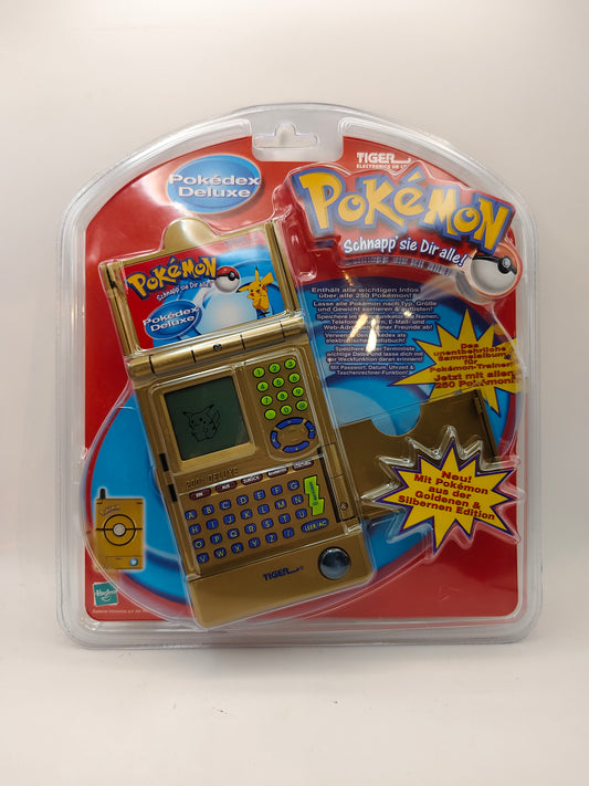 Pokemon Pokedex Deluxe Gold Edition Tiger 2001